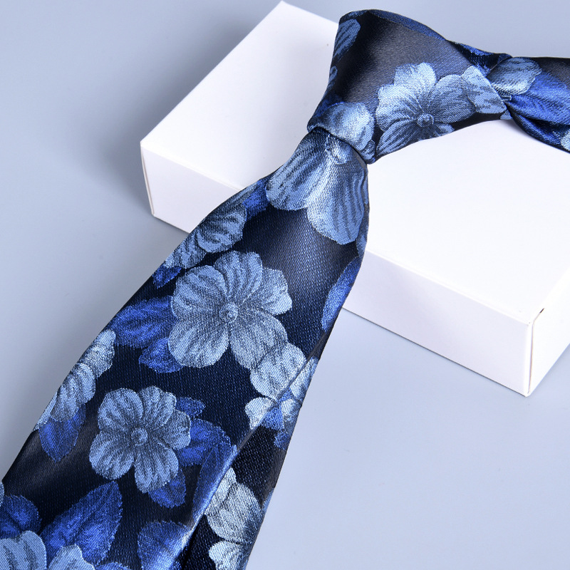 Business Animal Flower Polyester Yarn Men's Tie display picture 32