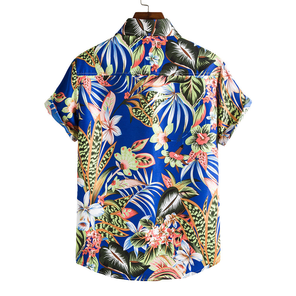 Men's Ditsy Floral Blouse Men's Clothing display picture 174