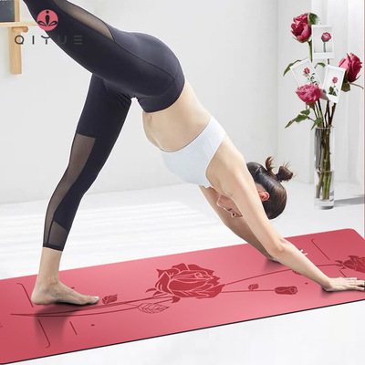 瑜伽墊防滑PU橡膠土豪墊女男士健身工廠定制LOGO批發壹件代發