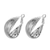 Retro earrings, metal line accessory, Korean style, simple and elegant design