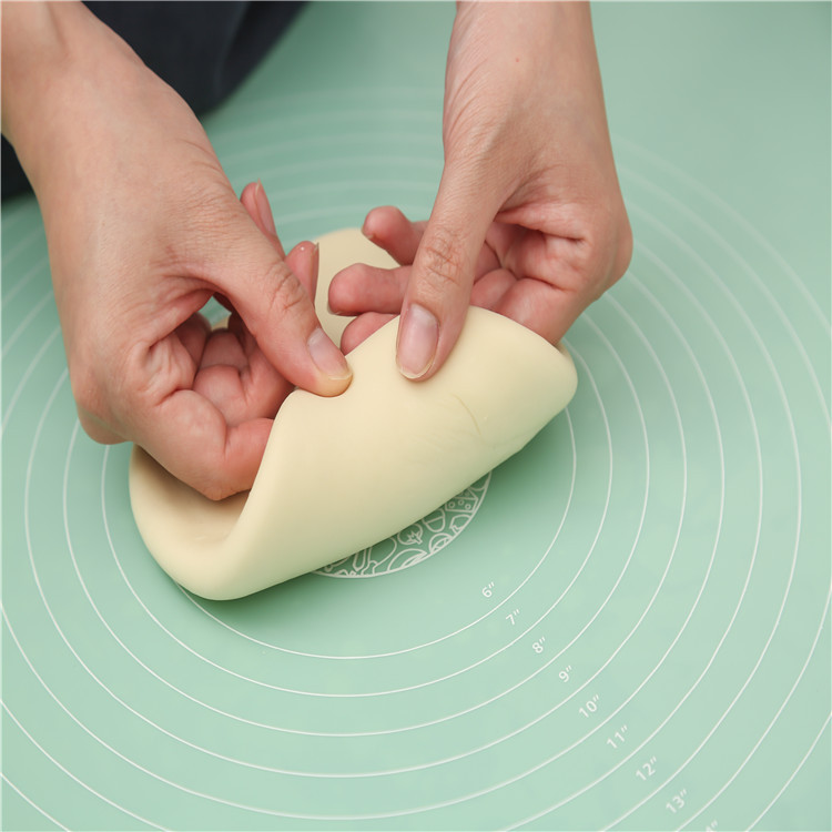 硅胶揉面垫 硅胶垫耐高温烘焙工具厨房加厚防滑不粘和面板案板详情8