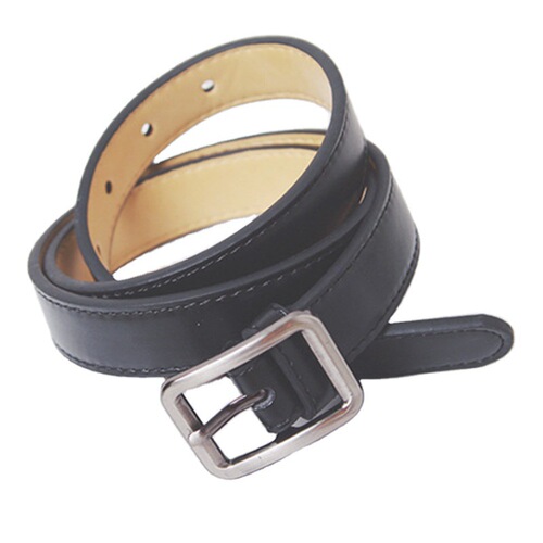 Hong Kong style belt, Korean style trendy men's belt, British casual belt, pin buckle, thin, old and trendy