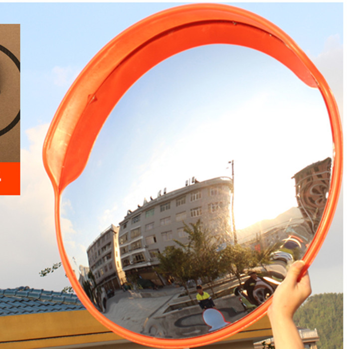 PC道路反光镜80CM公路转角球面镜转弯镜广角镜反光镜防盗凸面镜子