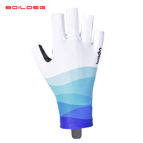 BOILDEG Boiling Cross-border New Silicone Non-slip Fishing Gloves Outdoor Casting Ice Silk Fishing Gloves