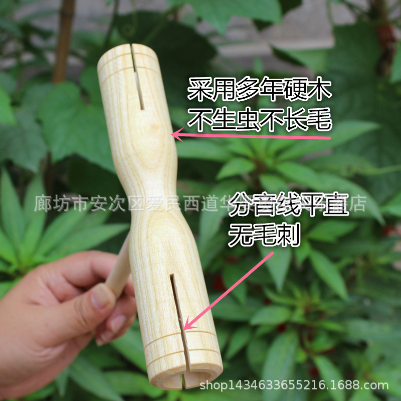 奥尔夫木制双响筒儿童打击乐器幼儿园早教音乐教具梆子小号双响桶-阿里巴巴