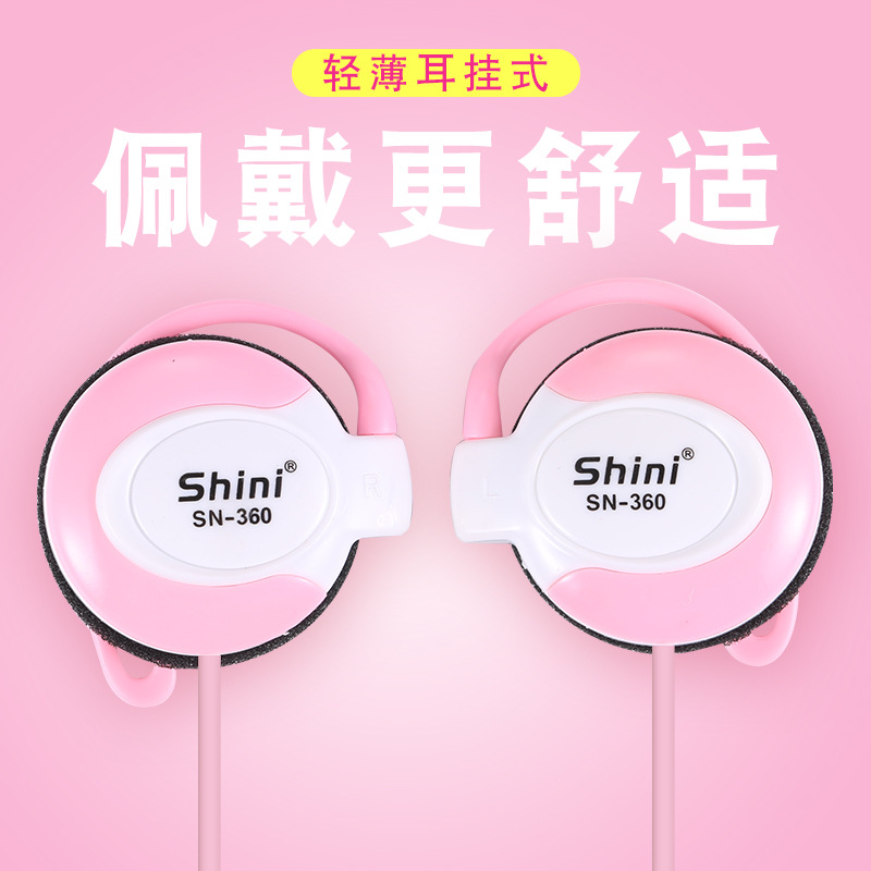 Macaron Hot Selling Ear Hook Headphones...