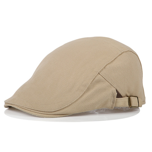 Beanie Men Summer Korean Style Duckbill Cap Women Outdoor Simple Versatile Casual Forward Cap Japanese Retro Artist Hat