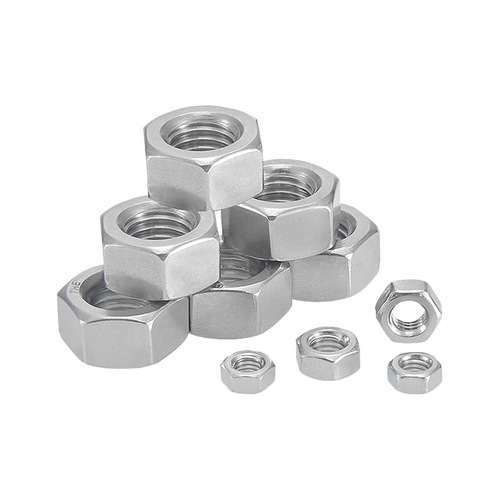 Factory direct sales 304 stainless steel nut external hexagonal nut DIN934 wholesale nut