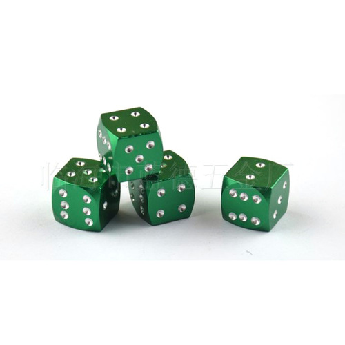 Aluminum alloy dice sieve, dice valve cap, colorful valve cover, universal valve cap tire cap