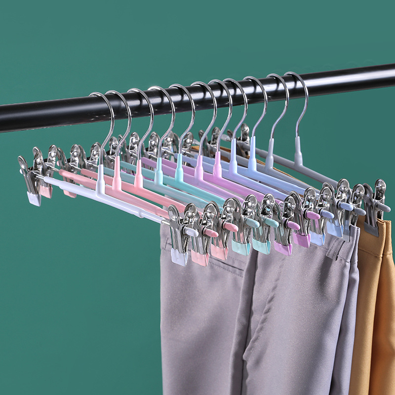 No trace Dip Trouser stand Nordic multi-function Scalable Trouser clip adult non-slip Stainless steel Skirt clip Manufactor Direct selling