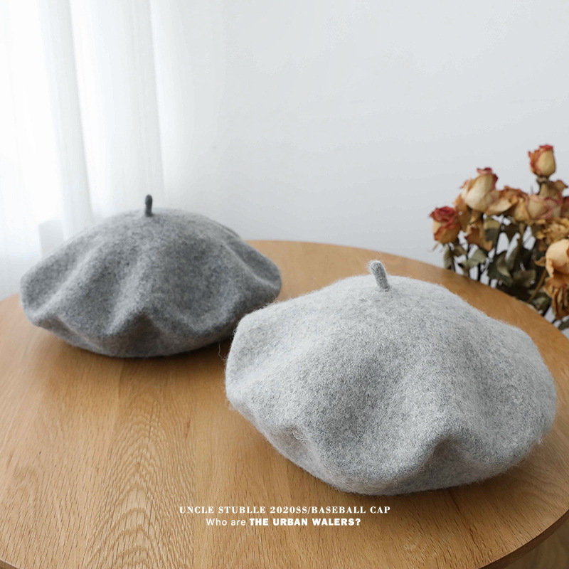 Unisex Wool beret woman retro autumn-winter everything breathable artist hat summer thin hipster woman_voghion.com