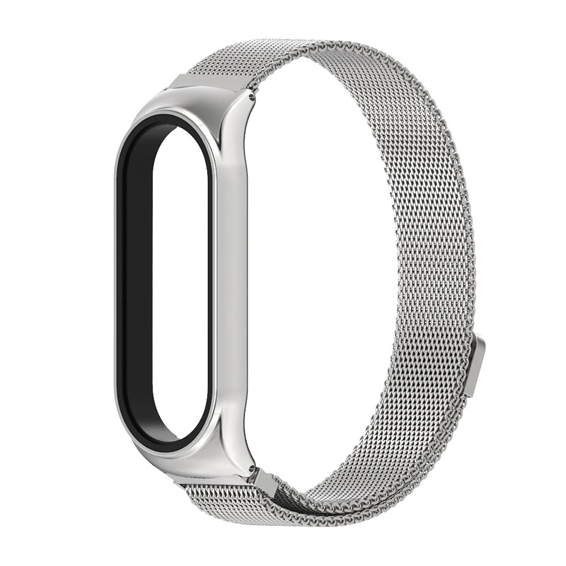 Совместимо с Amazfit Band 7 Huami браслет 5 лент металл три бусины Strite Magland Magnetic Magnetic Suffering