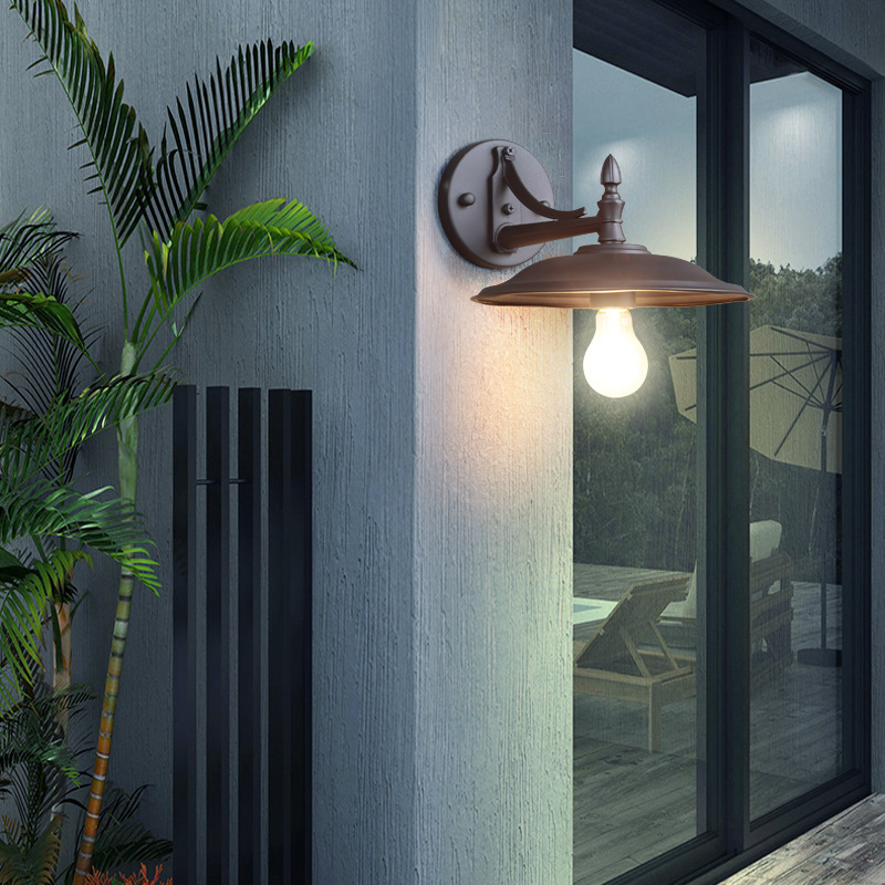 loft美式複古工業風壁燈戶外防水花園庭院燈民宿咖啡廳陽台外牆燈