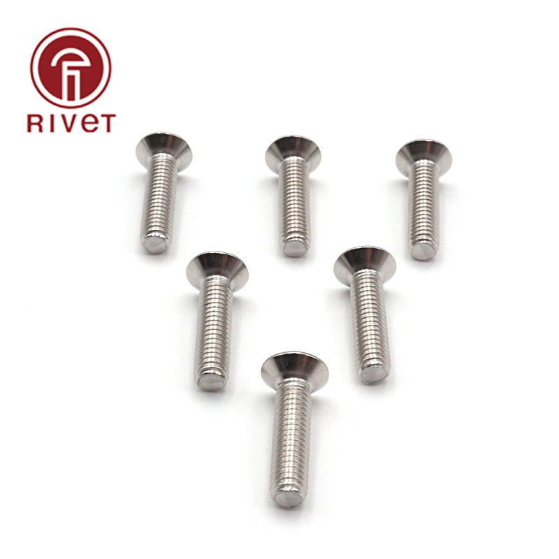 GB2673 Plum blossom Countersunk head Screw 304 Stainless steel Screw M2345678 factory Direct goods in stock