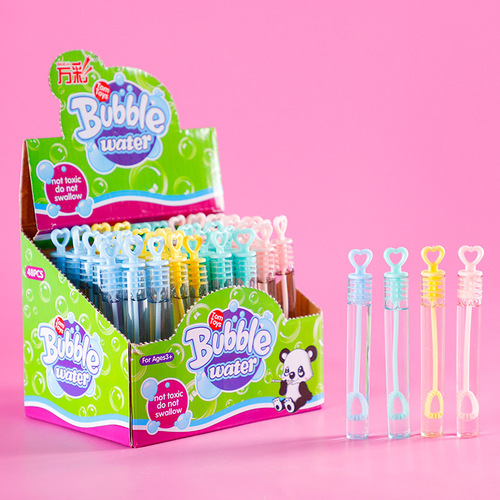 Manufacturer supply children's mini bubble blowing stick bubble water wholesale small street stall hot selling student reward gifts