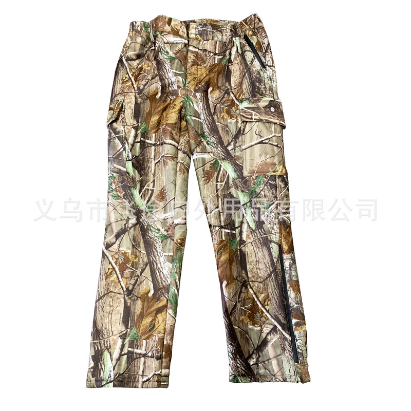 Professional Customized Waterproof Windproof Wear-resistant Warm Outdoor Camouflage Hunting Clothing Military Fan Camouflage Clothing Camouflage Hunting Pants