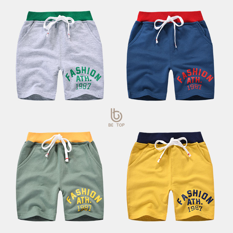 Pantalones cortos deportivos de verano 2026 para niños, estilo coreano, pantalones de 5 puntos para niños y niñas, venta al por mayor