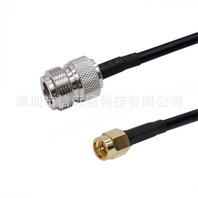 coaxial radio frequency Adapter cable SMA-J Revolution N-K Female head RG58 Cable length 50cm Customizable
