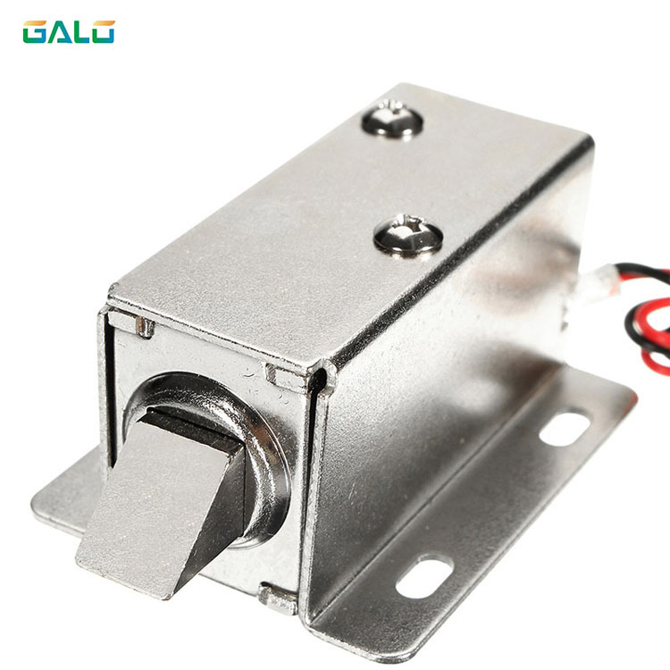 小型电控锁 小电插锁机柜锁 抽屉小电锁 电磁阀锁电子门锁