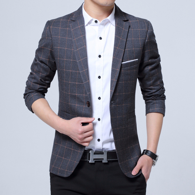 春秋季新款男式休閑西裝男裝韓版小西服修身男士小西裝外套商務