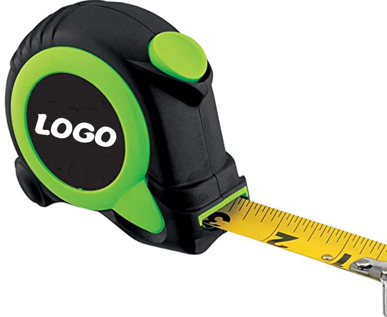 不锈钢卷尺5m自动伸缩钢卷尺包塑加厚尺测量工具批发