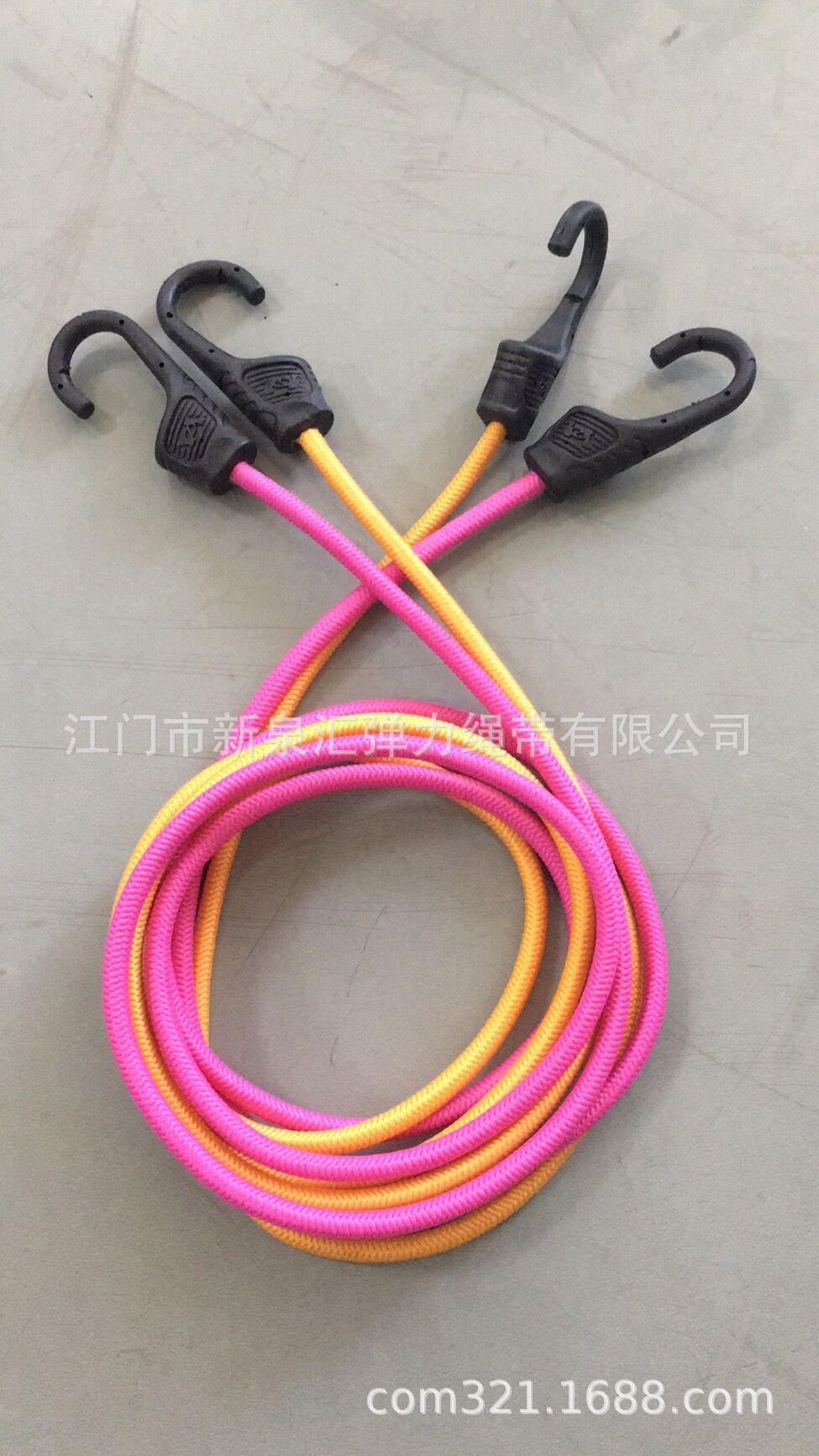 φ7mm*2米/条，成品长+注塑钩带钩抽紧式