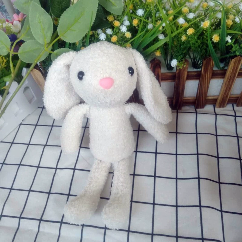 Обработка пользовательских плюшевый бархат рюкзак кролик белый ухо висит Кролик Рюкзак кулон сумка девушка сердце мультфильм Плюшевый кролик