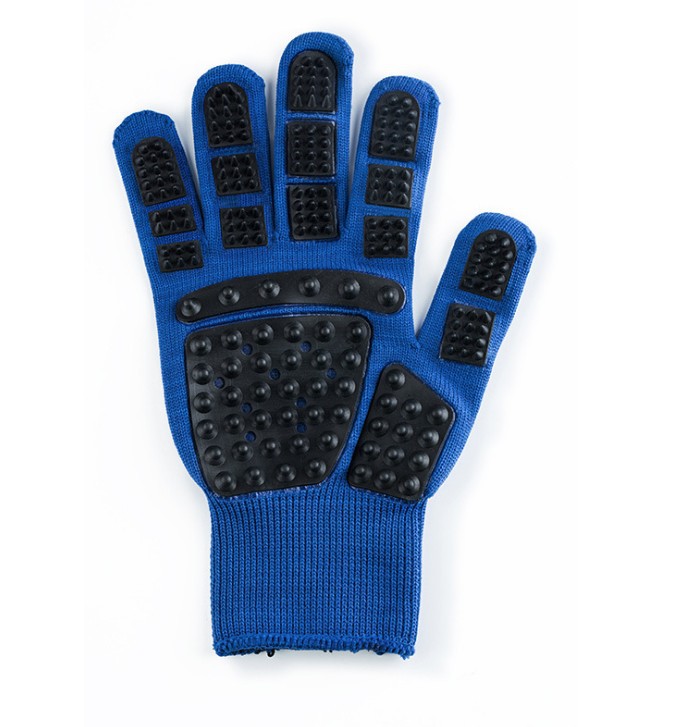 파란색 오른손.