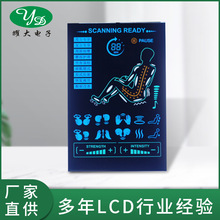 专业定制美容按摩椅LCD显示屏 按摩仪器专用VA段码屏多色丝印生产