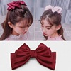 Big hairpin with bow, hairgrip, hair stick, hairpins, ponytail, Korean style