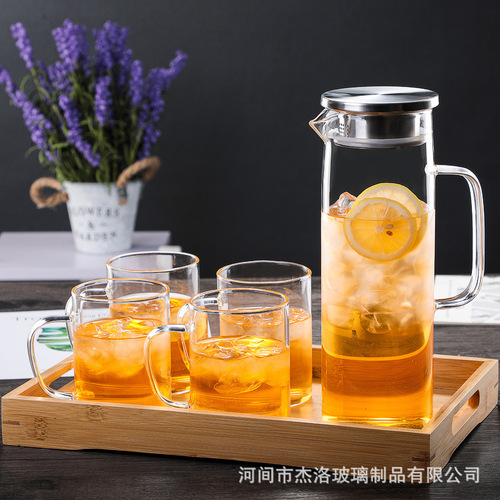 High borosilicate glass cold kettle thickened high temperature resistant cold kettle explosion-proof household large capacity kettle cool boiled water cup