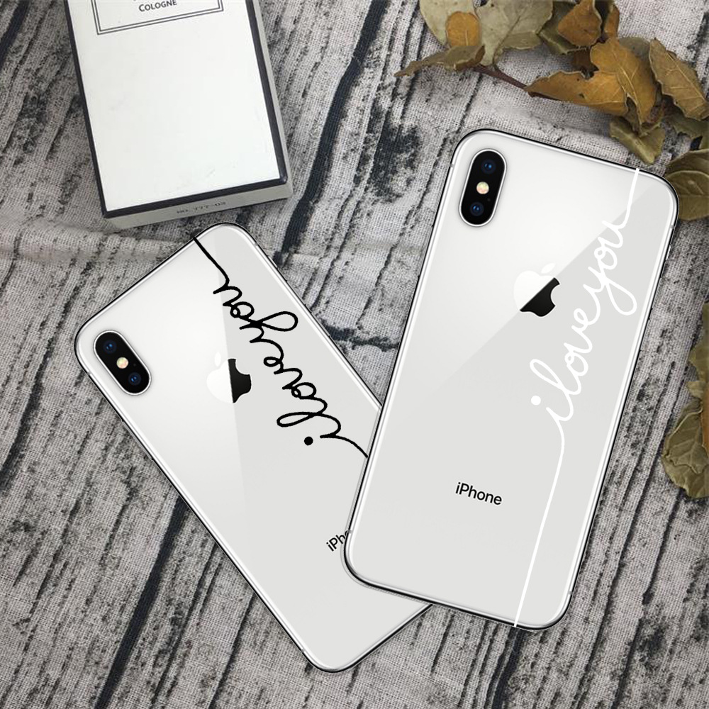 适用潮牌个性英文字母苹果8plus手机壳iphonex硅胶软壳7plus包边6