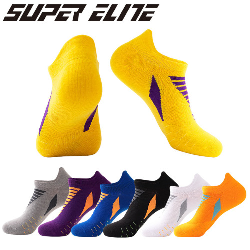 Summer new boat socks men's socks running fitness sports socks short-tube basketball socks men's boat socks women's thin