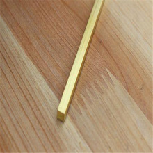 黄铜装饰铜条H59楼梯铜条H62实心黄铜条瓷砖镶嵌扁铜条可加工