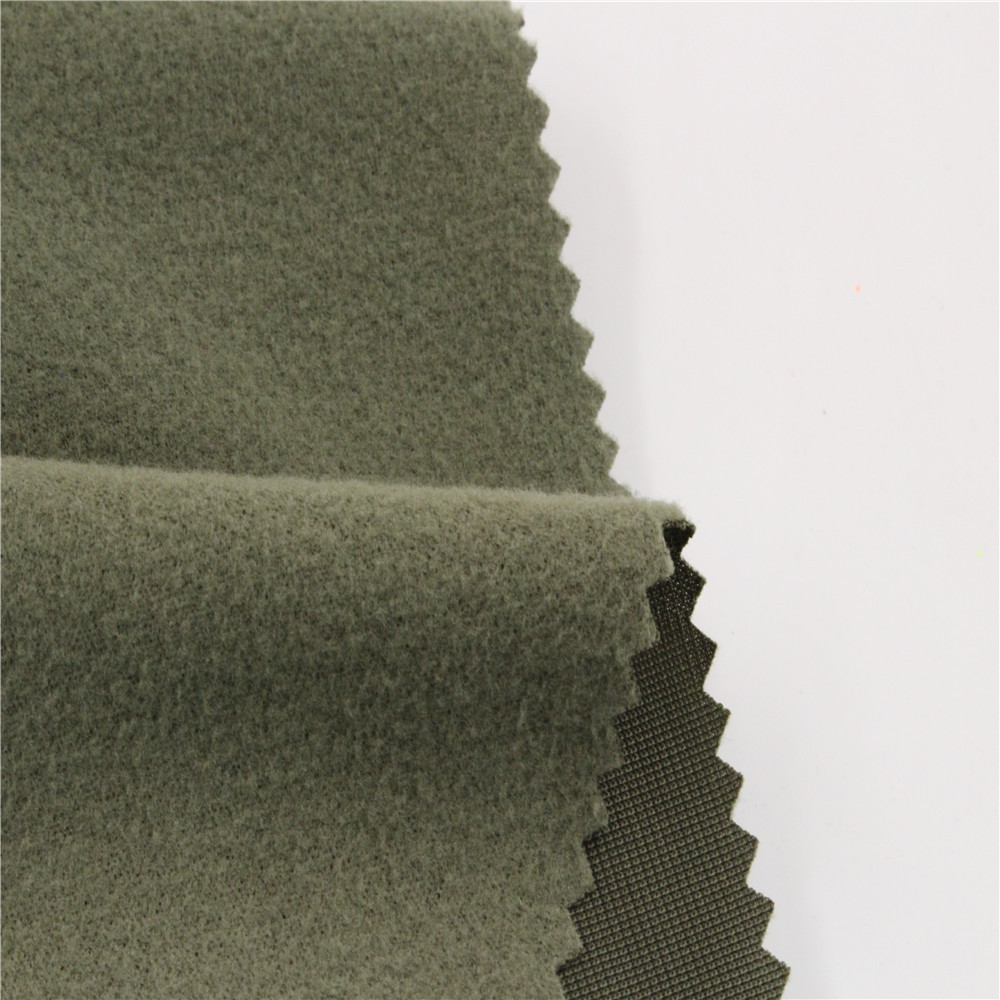 海宁经编厂家直销金光绒校服运动服单面起绒全涤面料