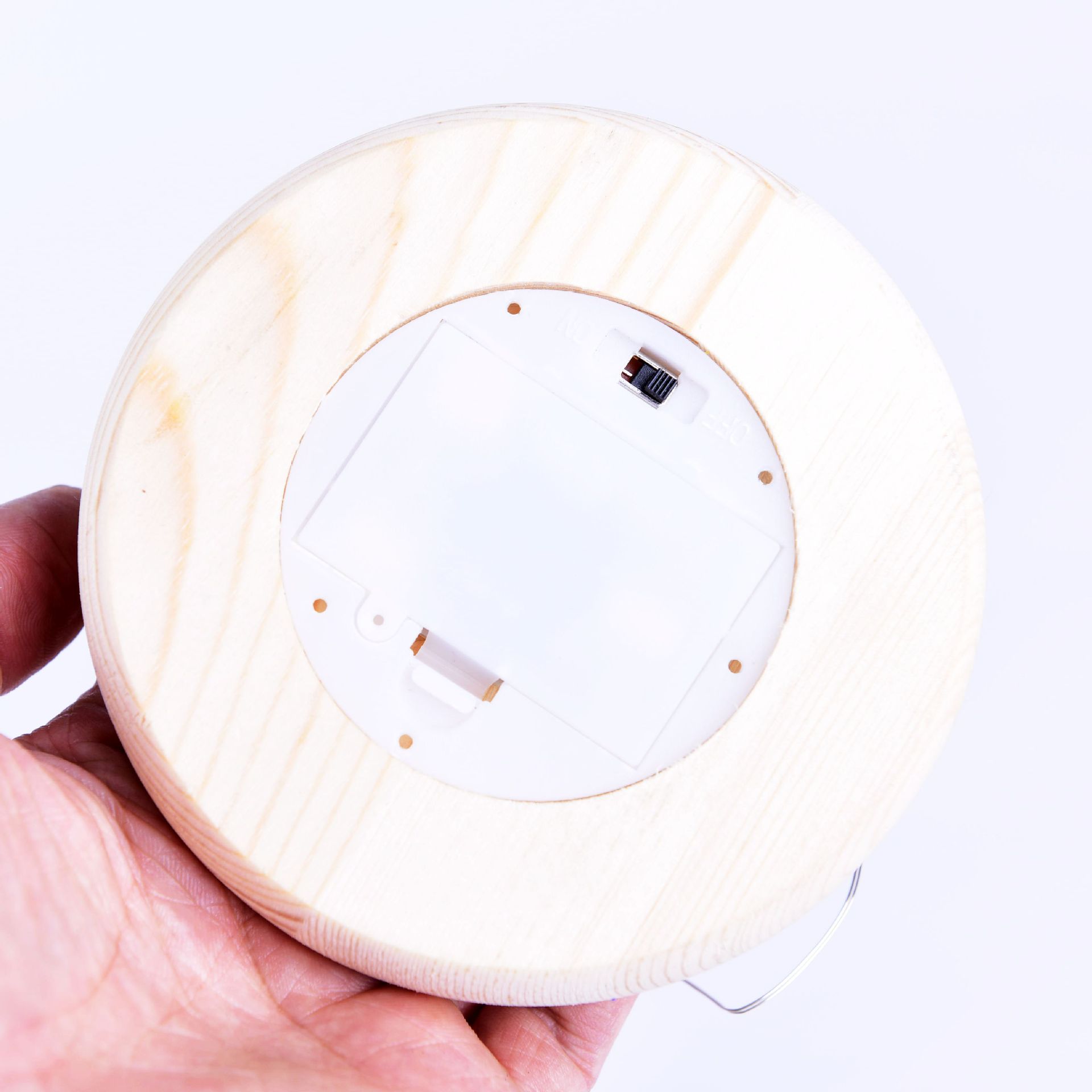Directo de fábrica creativa base madera belleza Rosa lámpara flor eterna cubierta cristal artesanía adornos