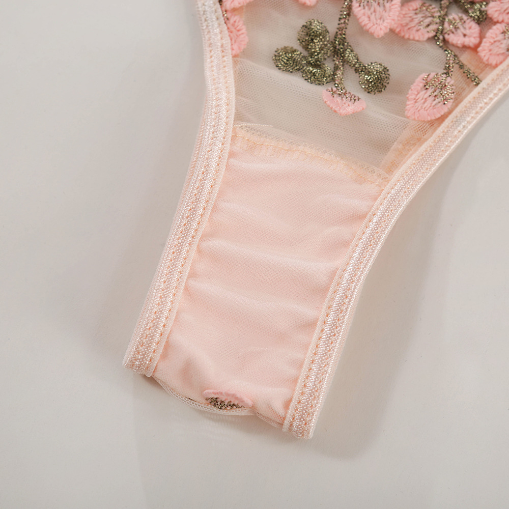 Floral Embroidery Underwear Suit NSRBL79277
