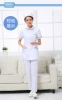 White doll, trousers, doll collar, with short sleeve