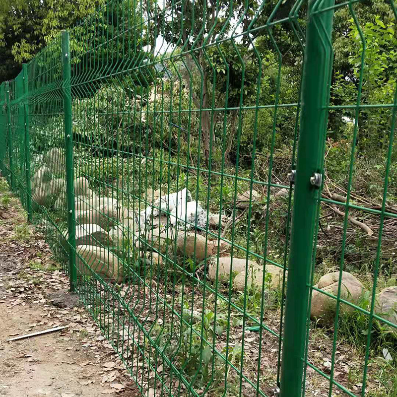 护栏网 圈地隔离栅防护网 浸塑铁路框架护栏网 铁丝网围栏 公路