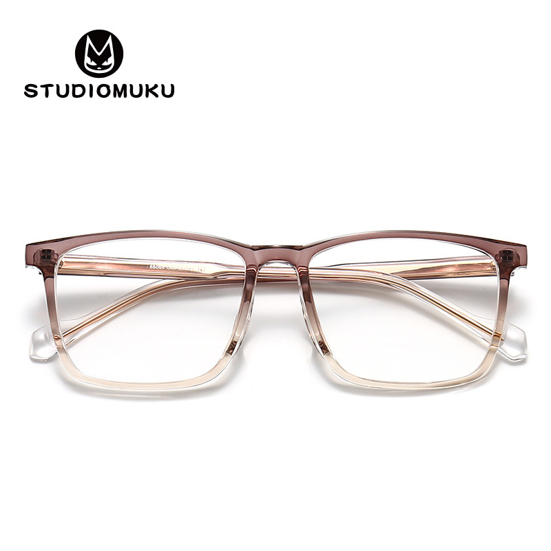 Gafas de marco cuadrado gafas de miopía retro de los hombres enmarcan gafas cuadradas marco grande de los hombres con marco negro marco gafas marco image 4