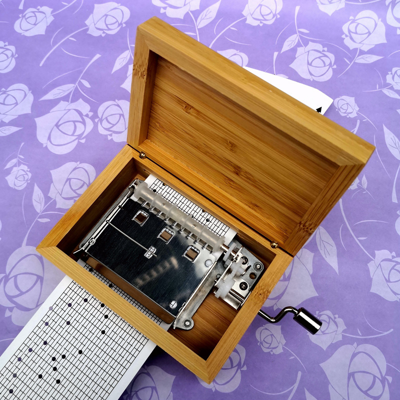 Bamboo inscription 30 Tone Hand DIY Tape Compose music The music box Music box 1 On behalf of originality A birthday present