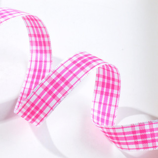 3,8 cm de colores a cuadros cinta DIY material hecho a mano accesorios para el cabello caja de regalo embalaje cinta a cuadros
