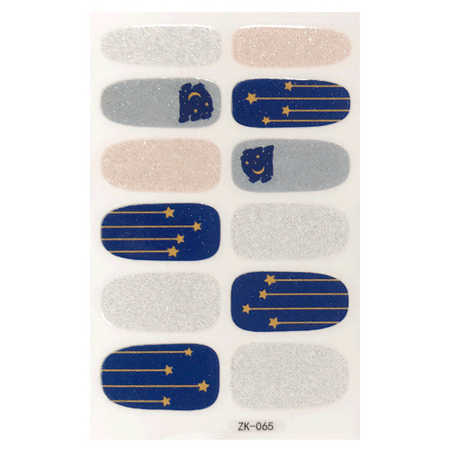 Popular nail sticker flowers daisies, waterproof nail stickers, wholesale from street vendors