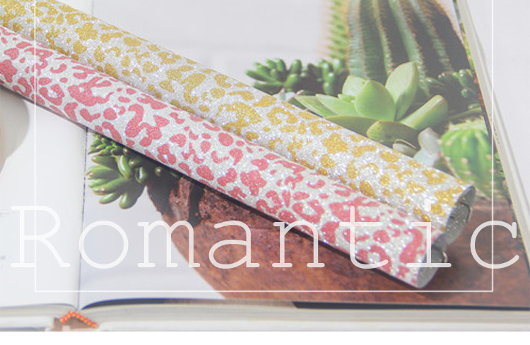 Ruiqu Frosted Leopard Print Flower Shop Flower Art Bouquet packaging materials: Fresh flower wrapping paper 20 pieces per pack, 50*70cm detail image 2