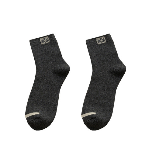 Men's Clog Winter Japanese Thick Fleece Cotton Socks, Fashion Long Floor Socks, Warm Trendy Sports Socks