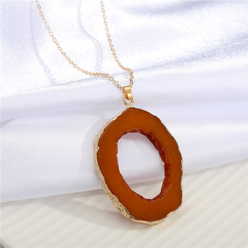 New Exaggerated Personality Irregular Hollow Resin Necklace display picture 10