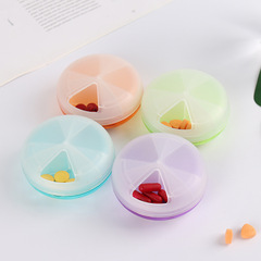 Wholesale custom-made creative transparent pill boxes, portable personal medicine cases, promotional mini pill organizers.