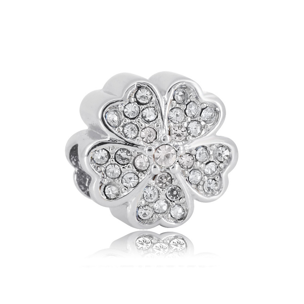 Stainless Steel Material Casual Heart Shape Stainless Steel Epoxy Inlay Zircon Jewelry Accessories