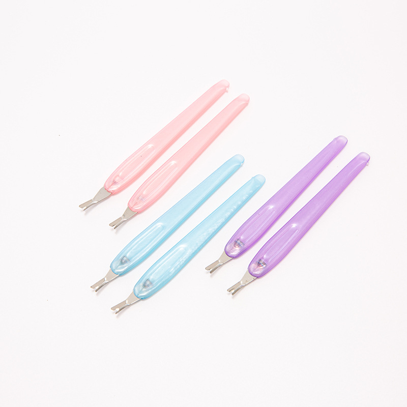 厂家直销美甲工具 死皮推铲去死皮刀 死皮叉 指甲挑 修理指甲角质