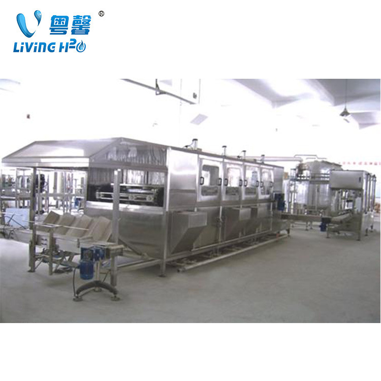 5加仑纯净水生产线设备 大桶水灌装机 全套桶装矿泉水生产线设备